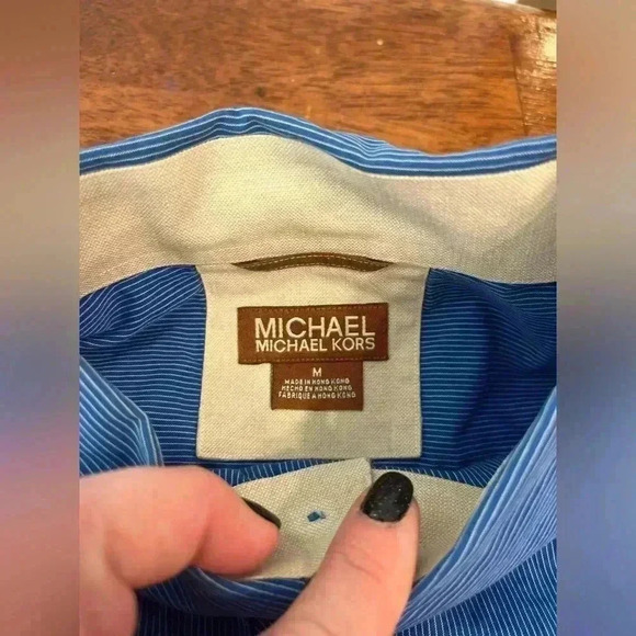 Men’s Michael by Michael Kors button down size medium - Picture 4 of 11